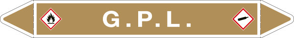 [99B751A] 99B751A - foglio da 5 etichette autoadesive con frecce+simb. G.P.L.