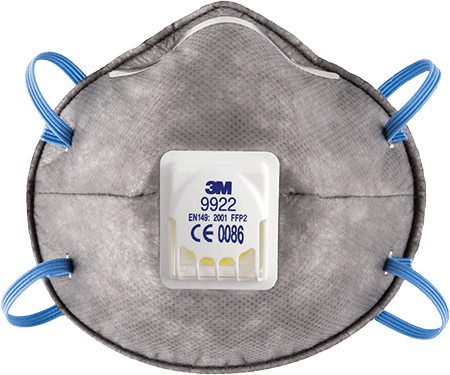 [AP9922] AP9922 - Respiratore 3M 9922 FFP2 polveri e odori c valvola