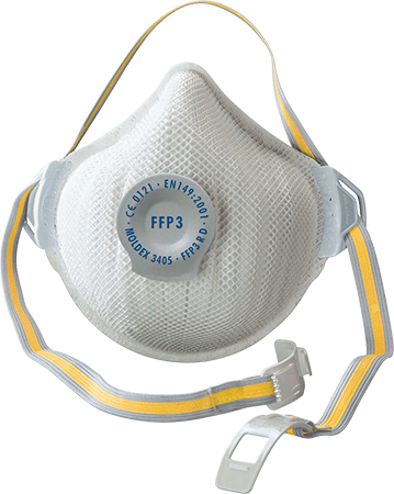 [APM3305] APM3305 - Facciale filtrante Moldex classe FFP2 R D con valvola Serie AIR PLUS