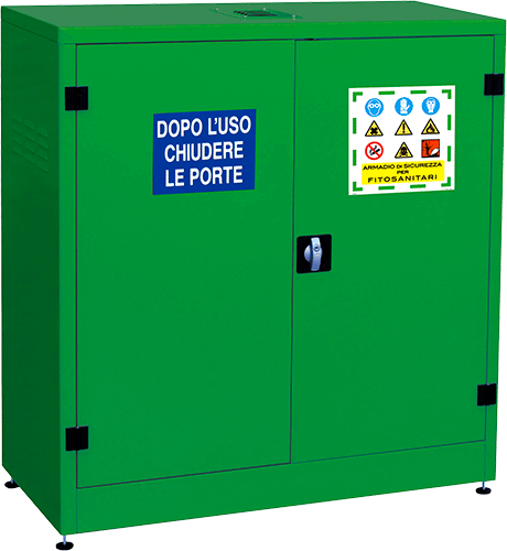 [ARF300] ARF300 - armadio per fitosanitari 2 ante h. 110 cm. colore verde