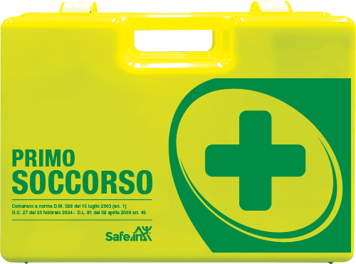 [BRV101F] BRV101F - valigetta in plastica FLUO contenuto Allegato 1 D.M.388