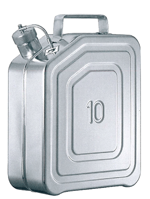 [CK32010N] CK32010N - tanica in acciaio inox con tappo capacita' 10 litri