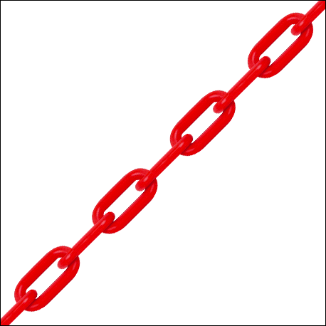 [CP1063] CP1063 - Catena plastica colore rosso