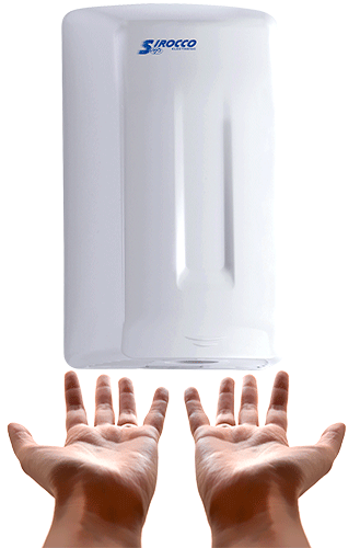 [DCC847] DCC847 - Asciugamani elettrico a fotocellula colore bianco