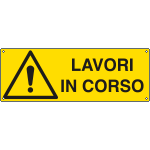 [E1779K] E1779K - Cartello pericolo lavori in corso EN ISO 7010