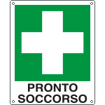 [E20101X] E20101X - Cartello emergenza pronto soccorso UNI ISO 7010