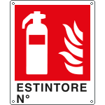 [E20150Y] E20150Y - Cartello estintore N. EN ISO 7010