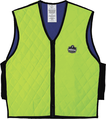 [EDS666L] EDS666L - Gilet di raffreddamento alta visibilita' colore giallo taglia L