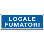 2323 - Cartello informazione LOCALE FUMATORI