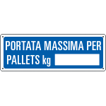 2342 - Cartello informazione Carico ma per per pallets