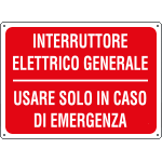 4846 - Cartello informazione Int.elettr.gen.usare solo in