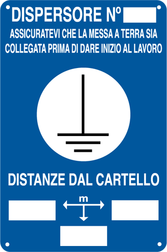 7613 - Cartello DISPERSORE N. assicuratevi etc.
