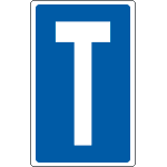 8927 - Cartello lettera T per contrassegnare