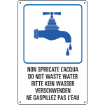 31215 - cartello "NON SPRECATE L'ACQUA"