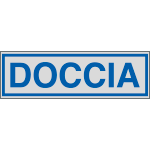 96665 - Etichette argento DOCCIA