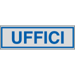 96674 - Etichette argento UFFICI