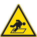 1123K - Cartello pericolo di caduta