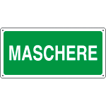 16102XS - Etichetta adesiva salvataggio maschere