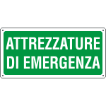 16137X - Cartello attrezzatura di emergenza