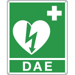 20300X - cartello alluminio "DAE"