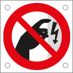 49753N - Cartello divieto toccare apparecchi in tensione