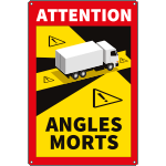 66001S - etichetta autoadesiva angoli ciechi per camion in Francia