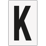 8682BN - Cartello lettera K