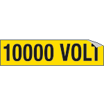 9114A - Foglio n. 1 etichette adesive 10000 VOLT