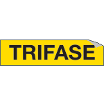 9122A - Foglio n. 1 etichette adesive TRIFASE