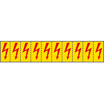 91520B - Foglio n.10 etichette adesive zagaglia