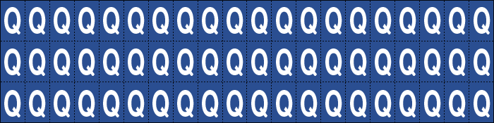 920Q - Foglio n.60 etichette adesive B/B lettera Q