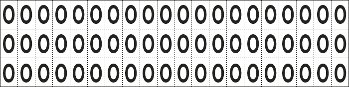 930O - foglio n.60 etic.aut. B/N lettera O