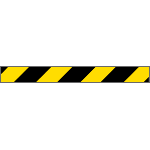 9405P - Pannello autoadesivo righe giallo nere