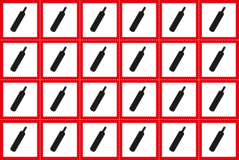 9424C - Foglio n.24 etichette adesive gas compresso