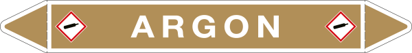 99A881A - foglio da 5 etichette autoadesive con frecce e simboli per ARGON