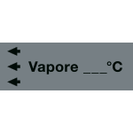 99C600NDS - Foglio da 5 etichette "VAPORE..C" sinistra