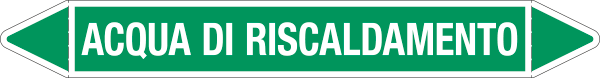 99C830A - foglio da 5 etichette autoadesive con frecce e simboli ACQUA DI RISCAL