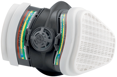 APS496 - semimaschera GVS con filtri A2P3 RD sostituibili tg. M/L