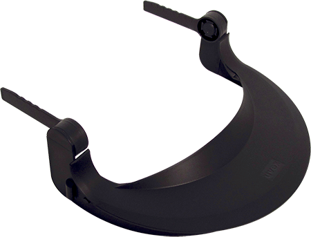 APU9747 - staffa x attacco visiera APU9748 all'elmetto ELE9+cuffie AP2525