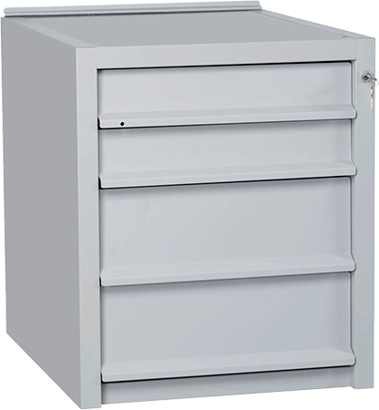 ARBC54 - cassetiera da appoggio con 4 cassetti per tavoli da lavoro