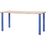 ARBT43 - tavolo da lavoro piano in legno senza piano inferiore cm 200x88 h