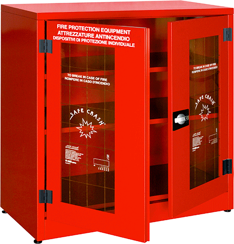 ARR1054 - Armadio 2 ante finestrate 2 ripiani