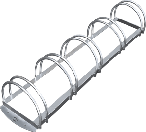 ASR001 - Portabiciclette 5 posti