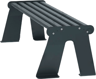 ASRP03N - Panchina acc. zin. S/schien. grigio antracite