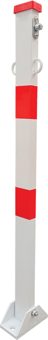 ASV600 - colonnina antisosta in alluminio chiave 9 mm dim. 600x300x940 mm