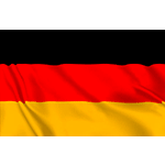 BAPE225D - bandiera cucita Germania mm 1500x2250