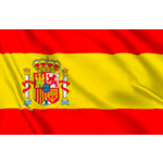 BAPES150E - bandiera SPAGNA con lavorazione mm 1000x1500