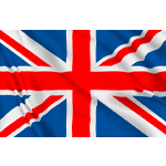 BAPES150UK - bandiera INGHILTERRA con lavorazione mm 1000x1500