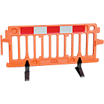 BAR0635A - Barriera in polietilene alta densita' SAFE IN colore ARANCIO