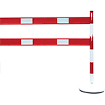 BARV15EBR - kit estensione per barriera BARV15BR color BIANCO/ROSSA